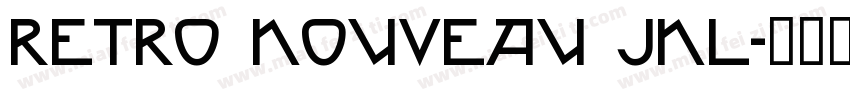 RETRO NOUVEAU JNL字体转换
